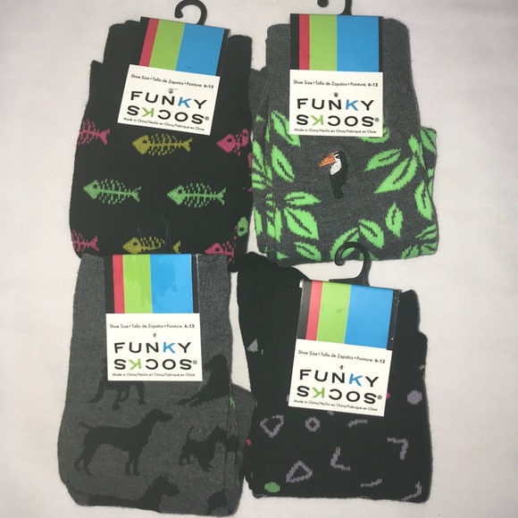 Funky Socks Other - Funky Socks Bundle (4 Pair)